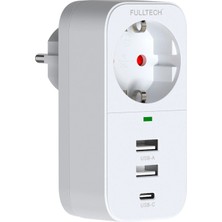 Magicool Ifk Vothoon 2.4A Çıkışlı 2xusb 1xtype-C Tekli Priz Ftr-17