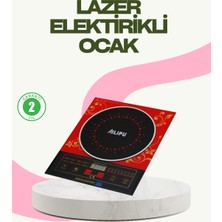 A-Luxe 8 Akıllı Pişirme Menülü LED Ekranlı Indüksiyon Ocak
