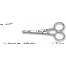 Magicool Ifk Europe Aplike ve Nakış Makası Kıvrık Küt Uçlu No:4 10,16 cm