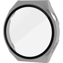 TKÇ Huawei Watch Gt3 Pro 46MM Dota Camlı Kasa Ekran Koruyucu - Uzay Grisi Ab