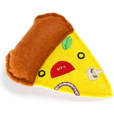 Str Store Peluş Kedi Oyuncağı Pizza 10.5 Cm, Sarı