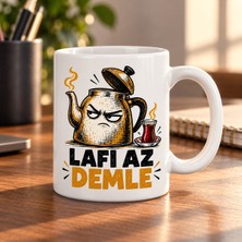Ulu Pazarlama Lafı Demle Tasarımlı Porselen Kupa - Model 711