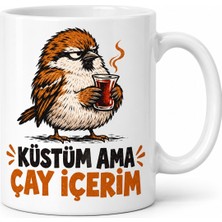 Astraltech Küsme Molası Tasarımlı Porselen Kupa - Model 725 Bezoss