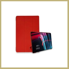 Bezos iPad Air 5 (2022) Kılıf Tablet Smart Kılıf - Kırmızı Za