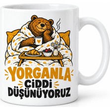 Defne Store Yorgan Diplomasisi Tasarımlı Porselen Kupa - Model 732 Dfnbez