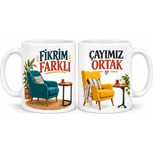 Bezos Ortak Masa 2'li Porselen Kupa Seti - Model 757 22