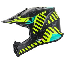 Sway 618 Alert Matt Yellow Black Çocuk Kaskı