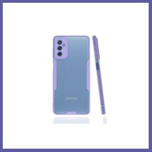 Nida Samsung Galaxy M52 5g Kılıf Platin Silikon - Lila Nıda