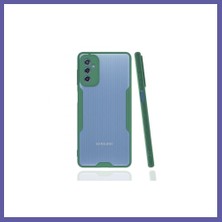 Nida Samsung Galaxy M52 5g Kılıf Platin Silikon - Yeşil Nıda