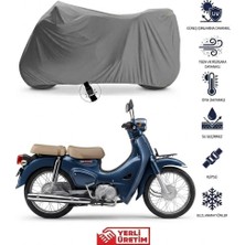 Kral Motor K-12 Vesta 5000SU Geçirmez Motor Brandası Koruyucu 4 Mevsim Koruma Gri