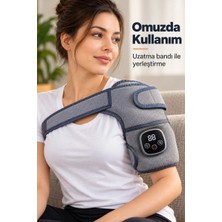 Sungur's Store Dijital Ekranlı Diz Masaj Bandı Cırt Cırtlı