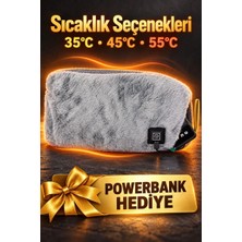 Sungur's Store Yumuşak Pelüş Dokulu Elektrikli Bel Isıtıcı Kuşak