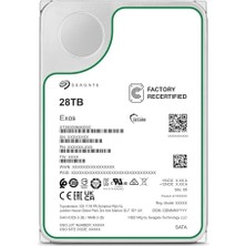 Seagate Exos 3,5 Inç Sabit Disk 28 Tb 7200 Rpm Sata Iıı