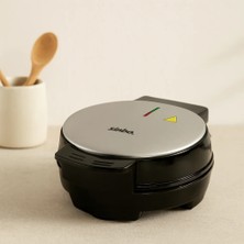 Bezos Waffle Makinesi (4'lü, Yapışmaz Döküm, Paslanmaz Üst)