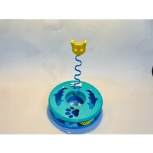 Bezos 3D Baskı Ödül Bulmacası Yaylı Başlı Zeka Oyuncağı Nanesi Bölmeli Turkuaz Sarı
