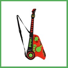 Astraltech LED Işıklı Melodili Askılı Müzikli Gitar Bezoss