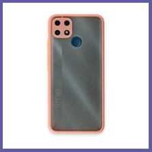 Nida Realme C25 Kılıf Montreal Silikon Kapak - Pembe Nıda