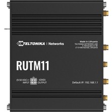 Teltonika RUTM11-4G Lte Cat 6 Carrier Aggregation Router, Çift Sım, 4x Gigabit Ethernet, Mesh ve Fast Roaming Destekli Wi-Fi 5 Çift Bant, Vpn, Endüstriyel