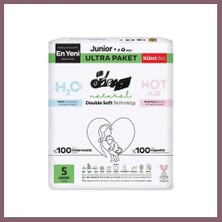 Bezos Natural Double Soft Külot Bez Ultra Paket 5 Beden 78 Adet Bzss