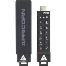 Apricorn Securekey 3nxc Usb-C Flash Bellek 64 Gb, Siyah