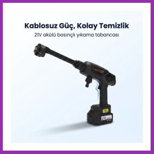 Salmore Kablosuz Basınçlı Yıkama Tabancası | Taşınabilir Oto Yıkama Bty