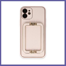 Nida iPhone 12 Kılıf Coco Elit Kapak - Pudra Nıda