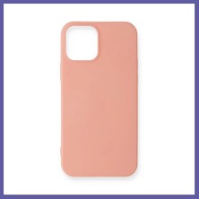 Nida iPhone 12 Mini Kılıf First Silikon - Pudra Nıda