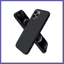 Nida iPhone 12 Pro Max Kılıf First Silikon - Siyah Nıda