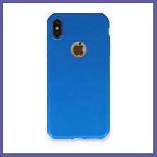 Nida iPhone Xs Max Kılıf First Silikon - Mavi Nıda
