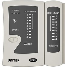Unitek Ethernet Kablosu Test Cihazı (OT140AGY01)