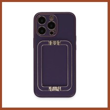 Bezos iPhone 13 Pro Max Kılıf Coco Elit Kapak - Derin Mor Pro