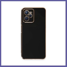 Nida Realme C35 Kılıf Volet Silikon - Siyah Nıda