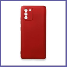 Nida Samsung Galaxy A91 / S10 Lite Kılıf First Silikon - Bordo Nıda