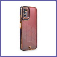 Nida Samsung Galaxy A03S Kılıf Liva Lens Silikon - Mavi Nıda