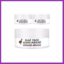 Salmore Kaz Yağı Masaj Kremi 50 ml 3 Adet - Bamya Tohumu, Arı Zehiri (Apitoksin), Boswellia ve Kolajen Içerikli Bty