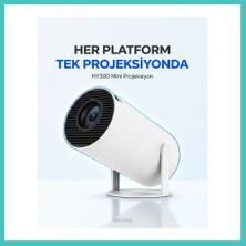 Ny Joy HY300 Mini Projeksiyon 4K Destekli ? Android Wifi Bluetooth Nyjoybz