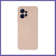 Nida Redmi Note 12 4g Kılıf Nano Içi Kadife Silikon - Pudra Nıda