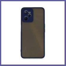 Nida Realme C35 Kılıf Montreal Silikon Kapak - Lacivert Nıda