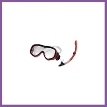 Bezos Duny Dıve 4105-DN26 Tempared Maske Snorkel 1 Adet Bzoshb