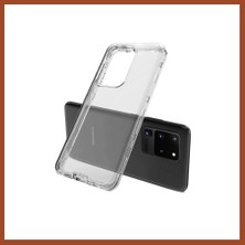 Bezos Samsung Galaxy S20 Plus Kılıf Lüx Şeffaf Silikon Pro