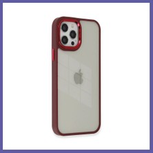 Nida iPhone 12 Pro Max Kılıf Dora Kapak - Kırmızı Nıda