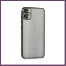 Bezos Samsung Galaxy A05 Uyumlu Kılıf Lensli Silikon - Yeşil Bhs
