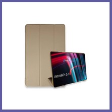 Nida iPad Mini 3 Kılıf Tablet Smart Kılıf - Gold Nıda