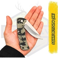 Square BF110494 Dijital Kamuflaj Katlanır Çakı 17 cm