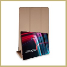 Bezos Samsung Galaxy X200 Tab A8 10.5 Kılıf Tablet Smart Kılıf - Rose Gold Za