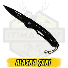 Alaska Siyah Ufak Ekonomik Çakı - Açık Uzunluk 15 cm Kapalı 9 cm