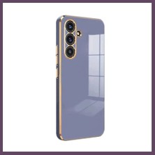 Bezos Samsung Galaxy S25 Uyumlu Kılıf Volet Silikon - Mavi Bhs
