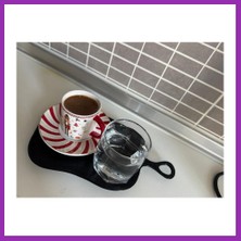 Salmore Ahşap Desenli Modern Dekoratif Servis Tepsisi Sunum Tepsisi Bty
