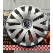 Yk 16 Inç Renault Megane / Clio / Fluance / Symbol / Kangoo Uyumlu Jant Kapağı 4 Adet