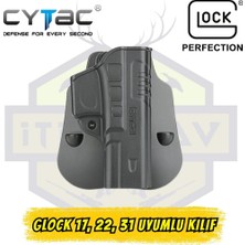 Cytac Technology Cytac Speeder Outdoor Polimer Dış Kılıf - Glock 17, 22, 31 Uyumlu